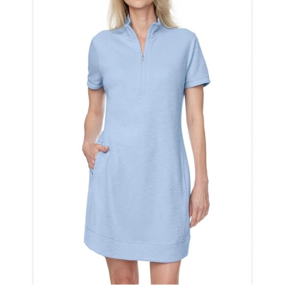 Legendary Outfitters Women's XXL Quarter Zip Knit Dress with Pockets - Picture 1 of 11